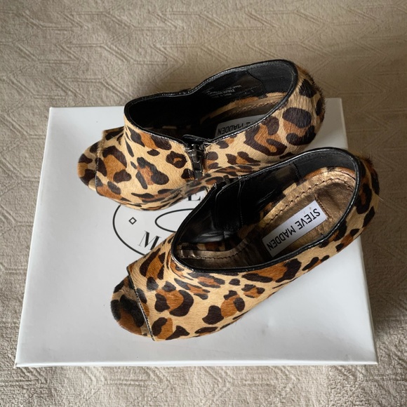 Steve Madden Wicked Leopard Wedge heel - Picture 5 of 6